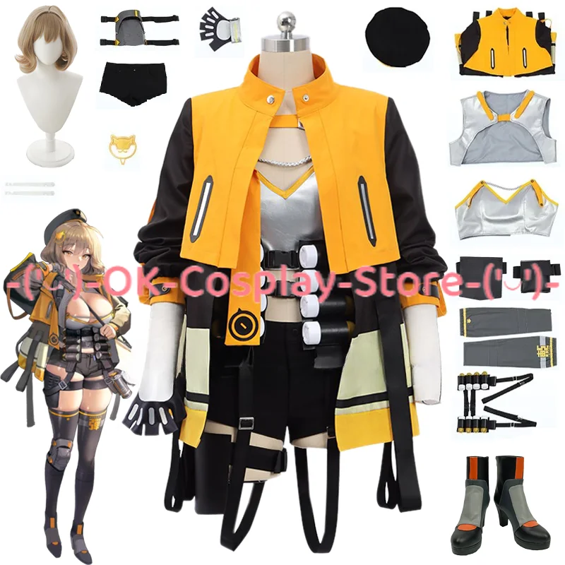 

Game Nikke The Goddess of Victory Cosplay Anis Cosplay Sexy Women Costume Full Set Halloween Party Carnival Outfits Wigs