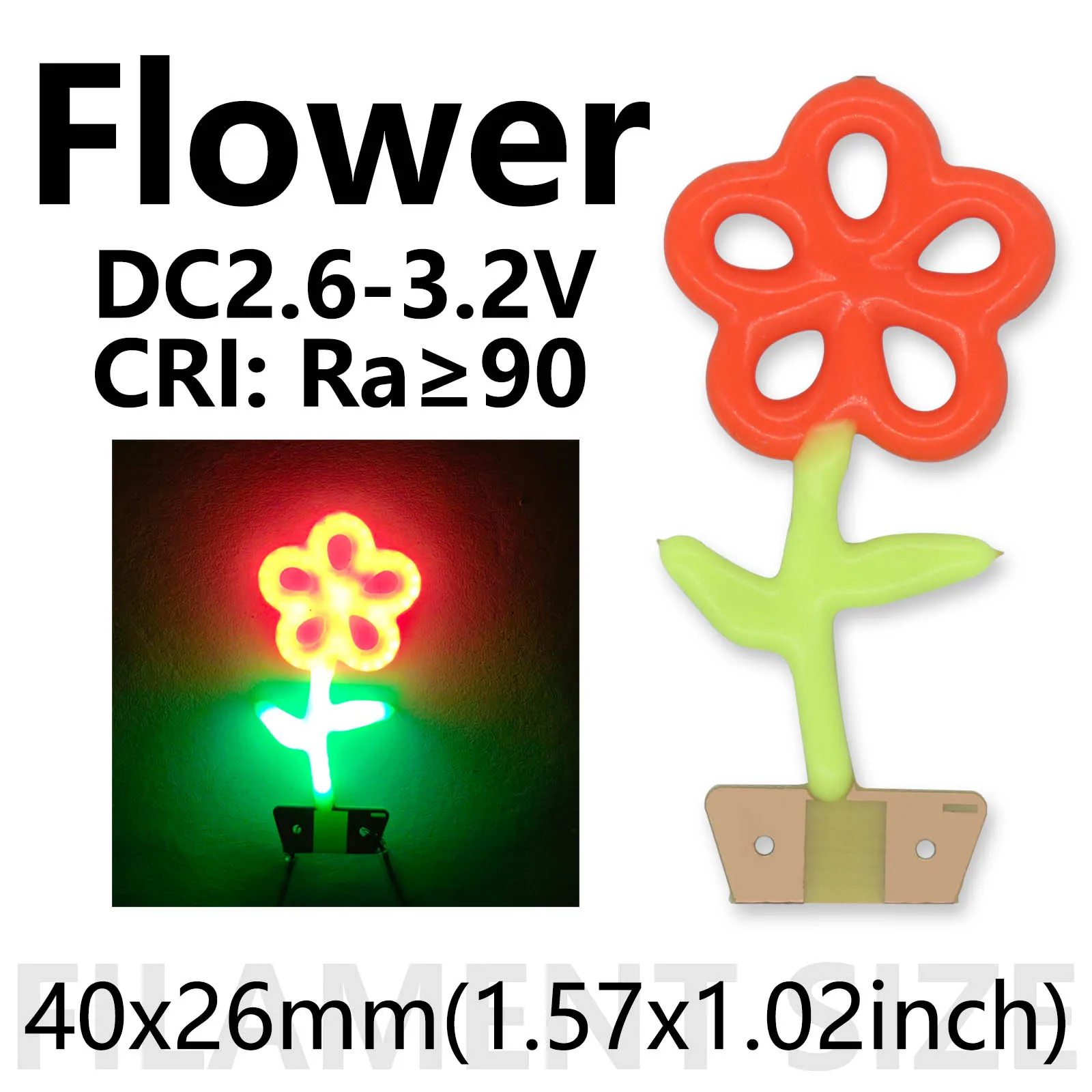 DC 3V LED Filament Rainbow Cactus Flower Cupid Arrow Creative DIY for Halloween Christmas Room Lighting Decoration Accessories