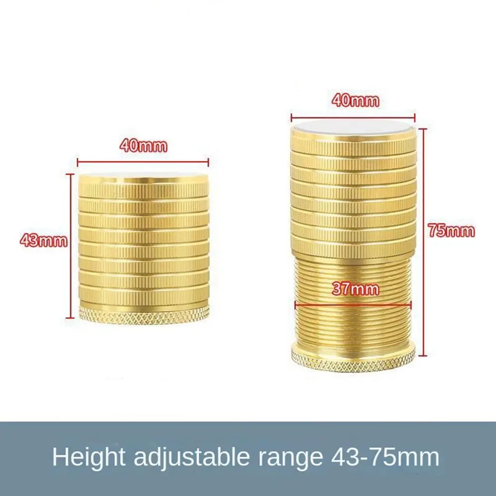

Aluminium Alloy Bed Stabilizer Wall Protective Self-adhesive Bed Frame Anti Shake Anti-collision Shockproof Feet Increased Pad