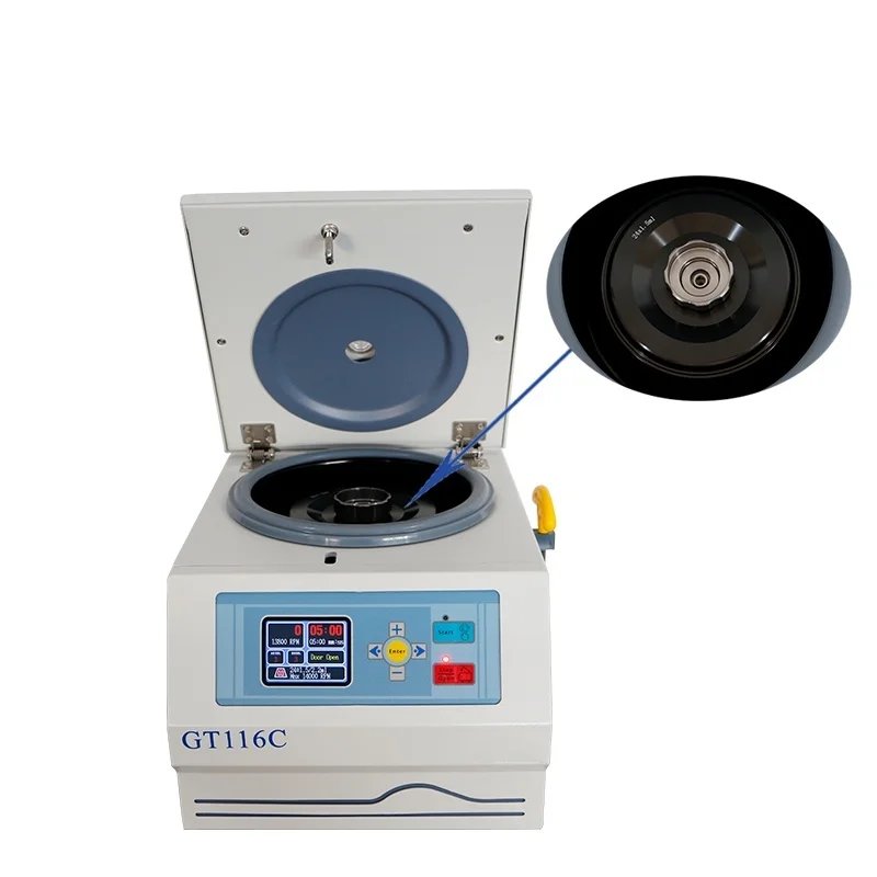 Gt116c Table Touch Screen Micro High Speed Laboratory Equipment 10000rpm Lab Angle Rotor Centrifuge