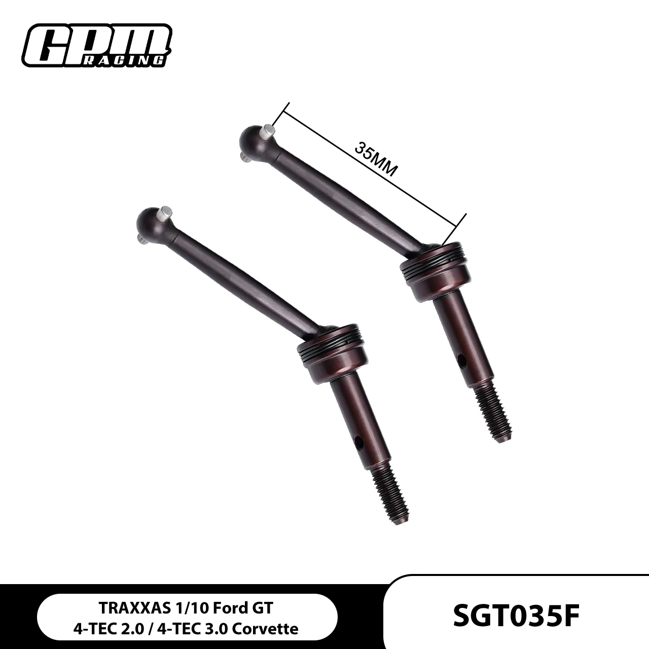 

GPM GT 4-TEC 2.0 / 4-TEC 3.0 Corvette Stingary (93054-4) TRAXXAS #45 HARDEN STEEL FRONT CVD