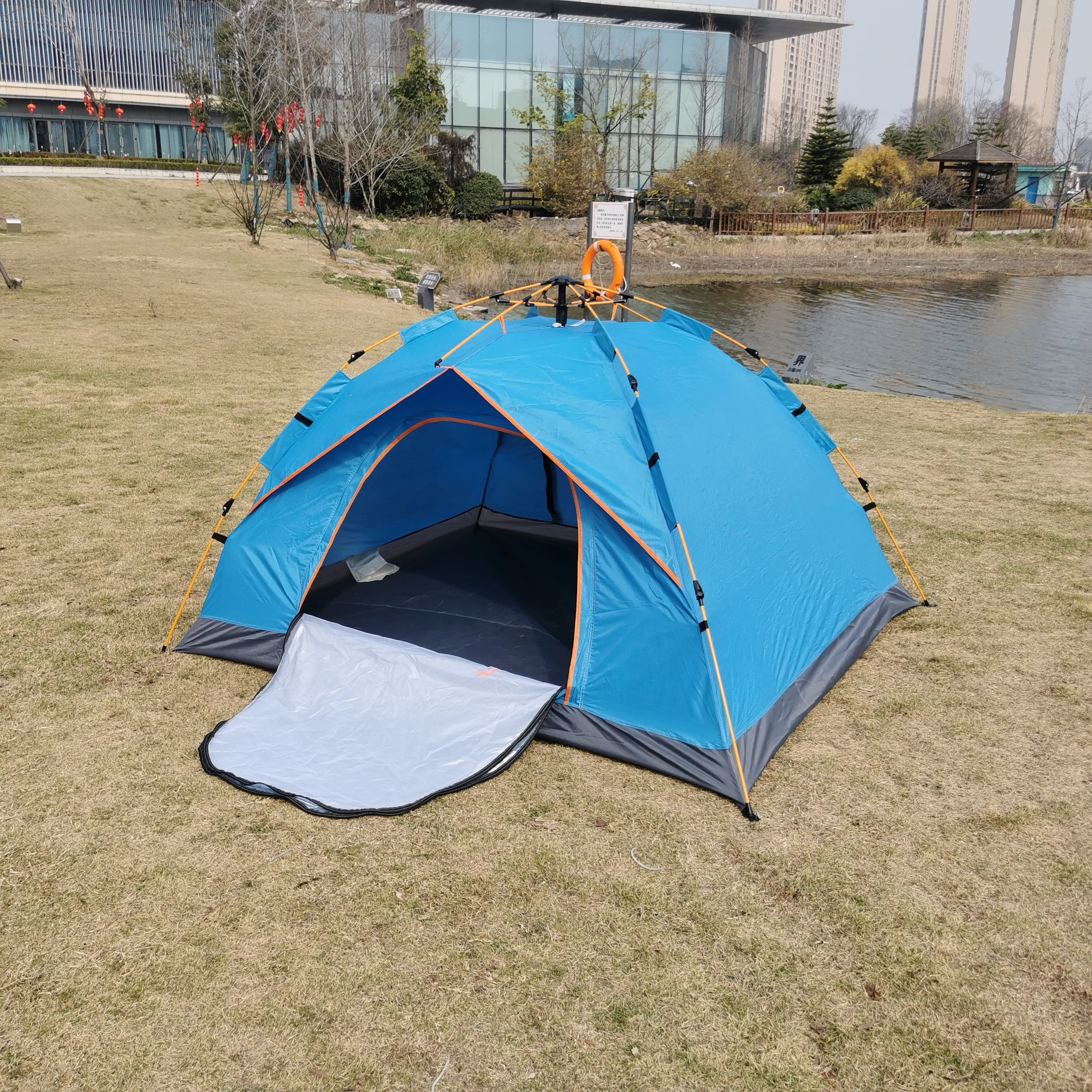 Good Discount Easy Set Up Auto Tent Outdoor Ultralight Camping Tent Fabric Manufacturers Pop Up Camping Backpack Tent For Sale