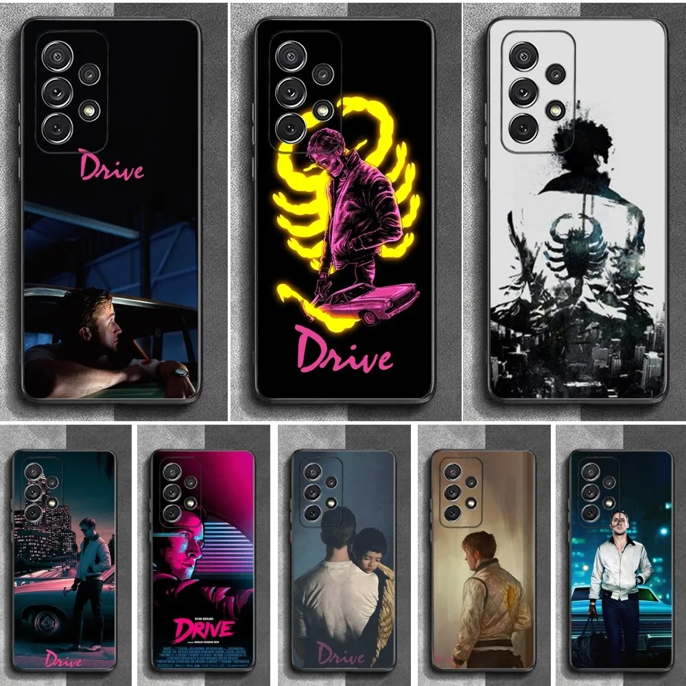 Film D-Drives R-Ryan Phone Case For Samsung S24,23,22,30,21,10,9,Ultra,Plus,Lite,FE,Soft Silicone Black Cover