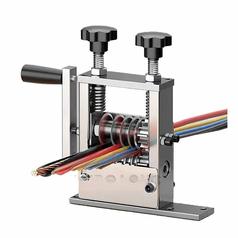 Mini Drill Powered Hand Crank Wire Stripping Machine With Blade 1-21mm 3-17mm Cable Stripper For Removing Plastic Rubber