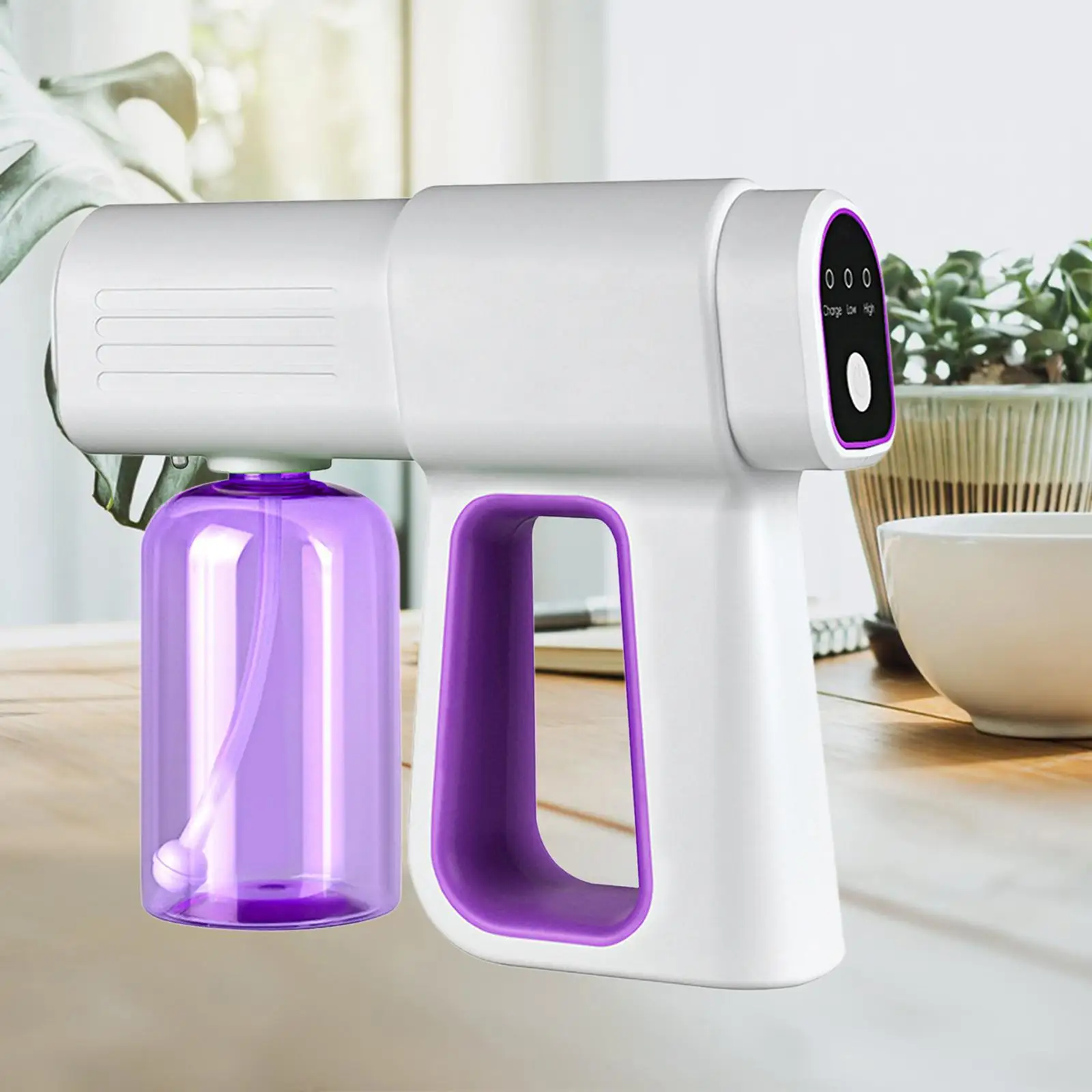 Portable Household Wireless Nano Steam Sprayer with Blue Light Rechargeable