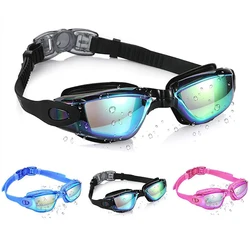 Professional Swimming Goggles Men Women Waterproof Anti-Fog UV Protection Pool Swim Glasses for Adults Water Eyewear Adjustable