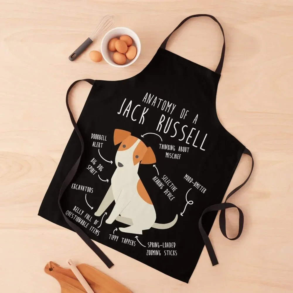 

Jack Russell Terrier Dog Anatomy Apron Camping household woman Apron