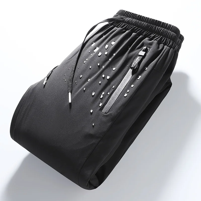 Luxury Winter Thick Warm Windproof Waterproof White Duck Down Pants Men New Down Pants Outward Wearing Cold Proof Sports Pants