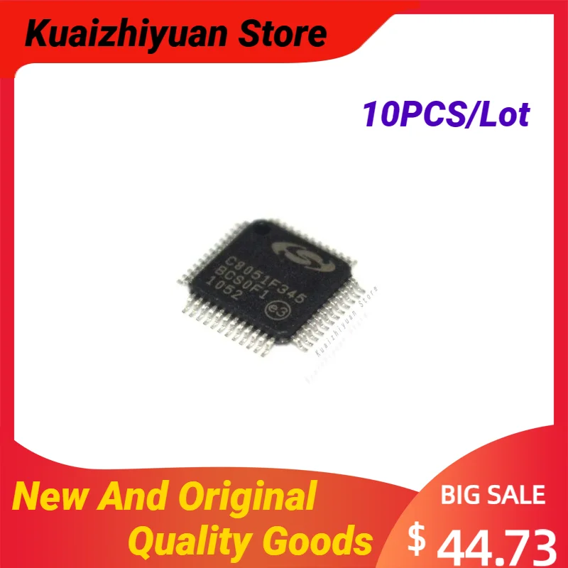 

10PCS/Lot New And Original C8051F347-GQR QFP64 C8051F347 QFP-64 MCU Microcontroller Chip Integrated Quality Goods