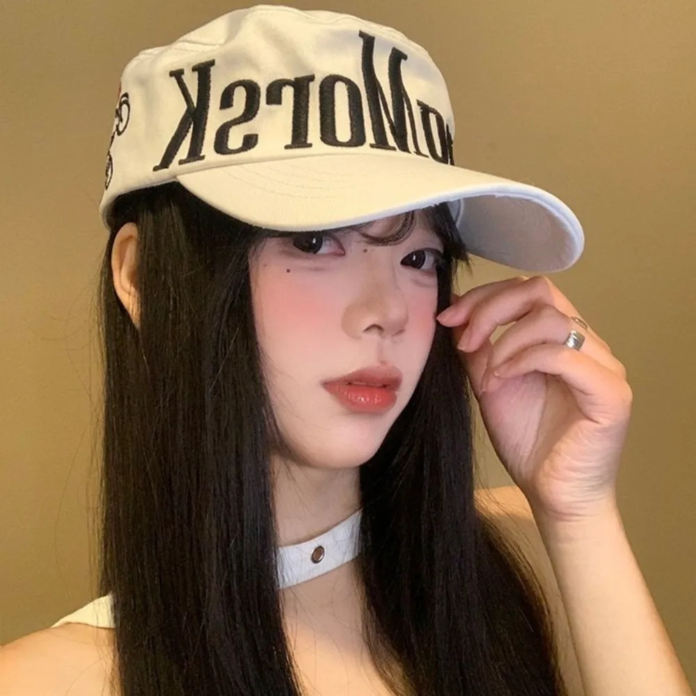 

Fashion American Letter Embroidered Cap Flat Top Hip Hop Men Women Baseball Cap Street Dance Sun Snapback Hat Adult
