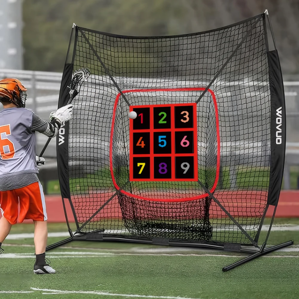 Baseball Softball Practice Net with Bonus Strike Zone Target Baseball Throwing Net Baseball Backstop Net for Throwing Batting