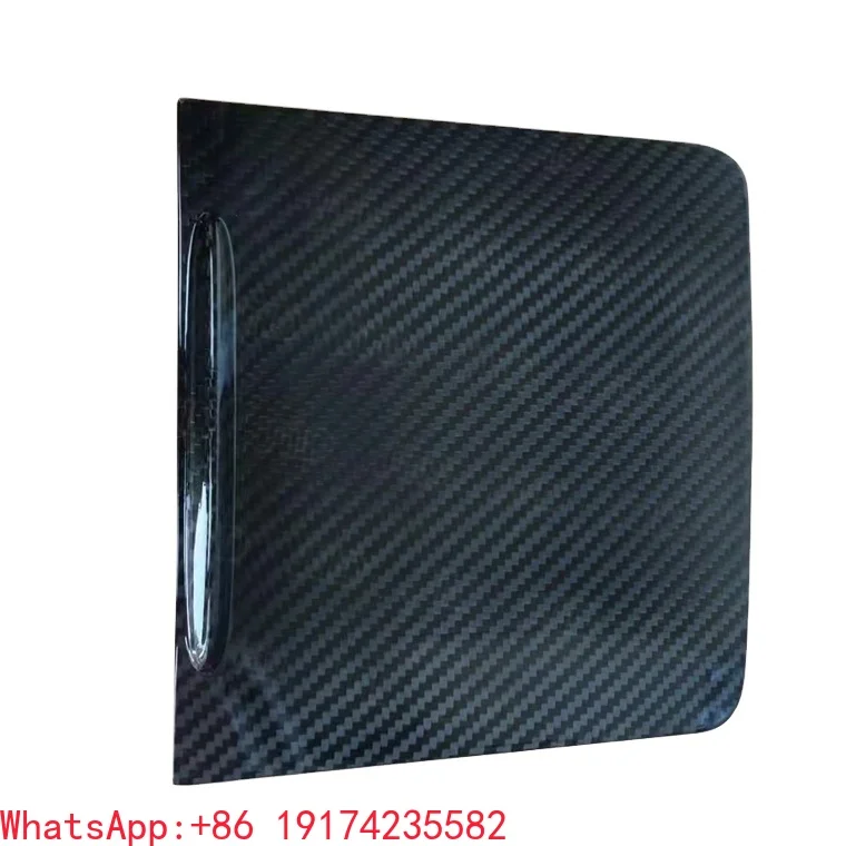

Dry Carbon Fiber Inner Armrest Box Panel Cover for Tesla Model Y Central Control Box Cover Cap Interior Accessories Tuning
