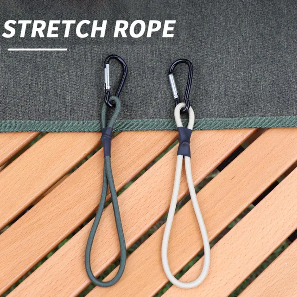 Multifunctional Camping Rope Versatile Heavy-duty Bungee Cord Strong Elastic Rope for Camping Lightweight Portable for Outdoor