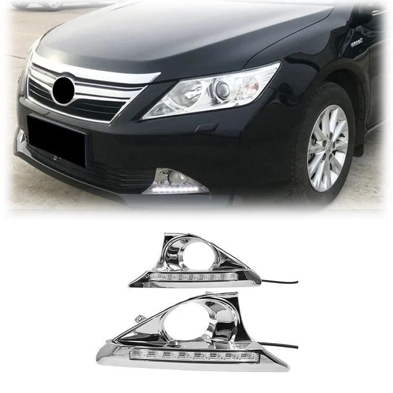 

Gobison Waterproof LED DRL Daytime Running Light Fog Lamp Driving Light for Toyota Camry 2011 2012 2013 2014 Fog Light