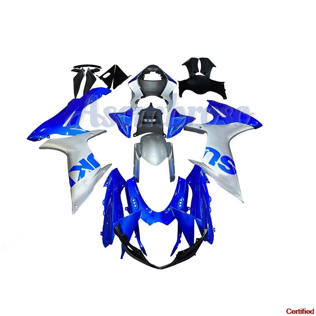 Fit For GSXR600 2011-2025 12 13 14 15 16 17 18 19 20 21 22 23 24 GSXR 600 GSXR750 K11 Silvery Blue Fairing kit