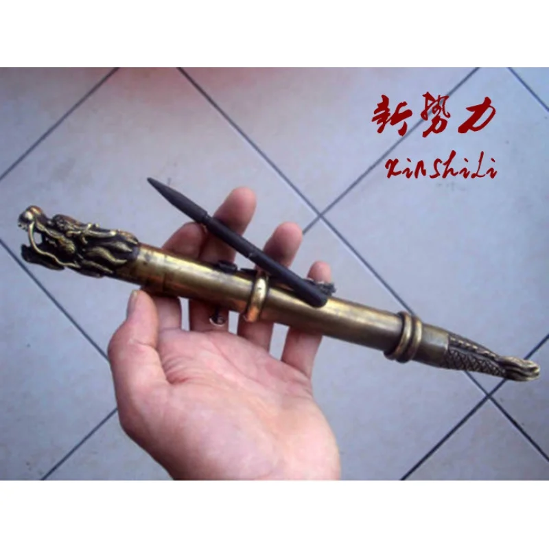 Xianglong Guan Crafts Miscellaneous Pure Copper Weapons Faucet Weapon Antique Weapon Collection Value Is High