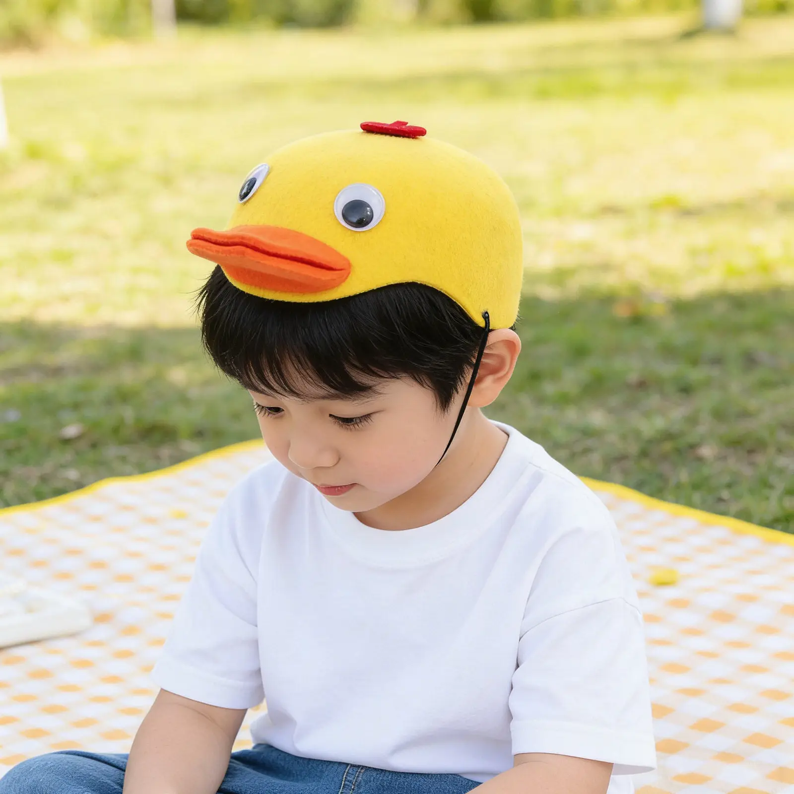 2Pcs Kids Felt Cartoon Animal Headgear Funny Animal Hats Party Costume Dressup Birthday Halloween Crazy Funny Hats for Kids