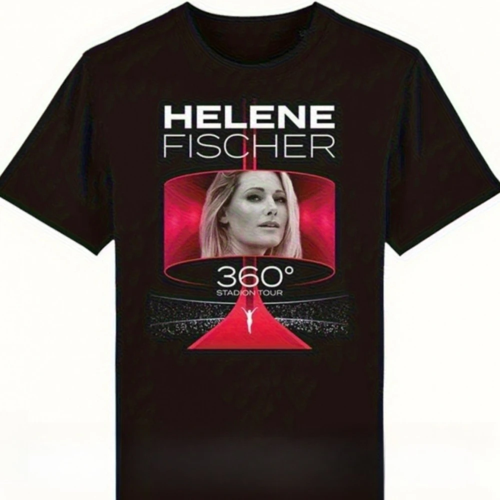 Helen Fisher Official 360° Tour T-Shirt Unisex Casual Crew Neck T-Shirt Printed with The Tour Logo Men's T-shirts for Summer