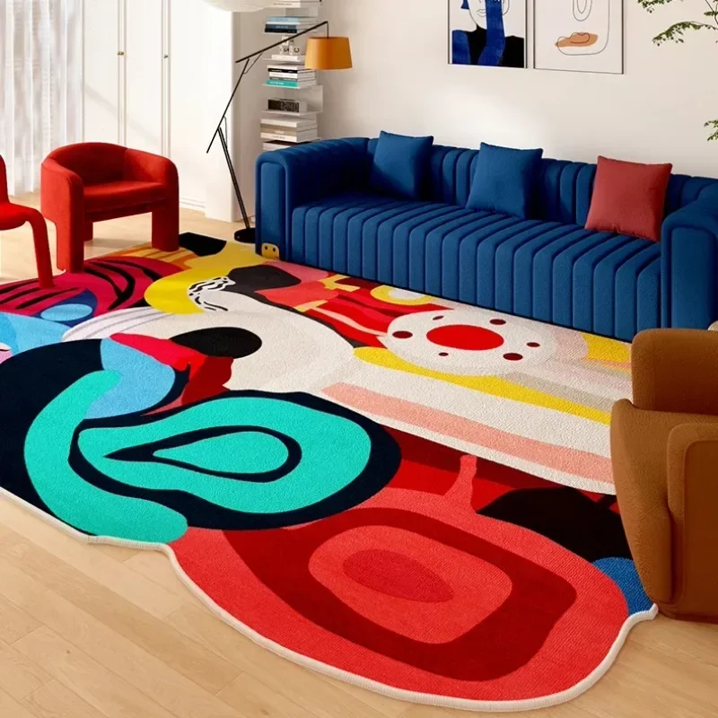 Living Room Carpet Art Irregul - Coffee Equipment At Home reseña y precio