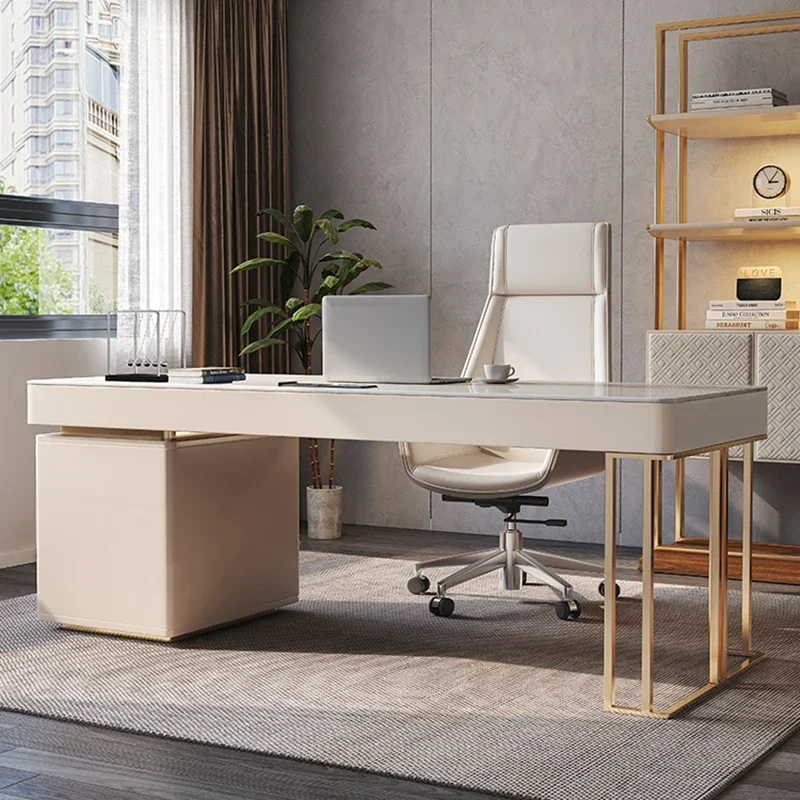 

Executive Office Desk Lift-top Gaming Executive Corner Industrial Table Desktop Display Escritorio Oficina Trendy Furniture