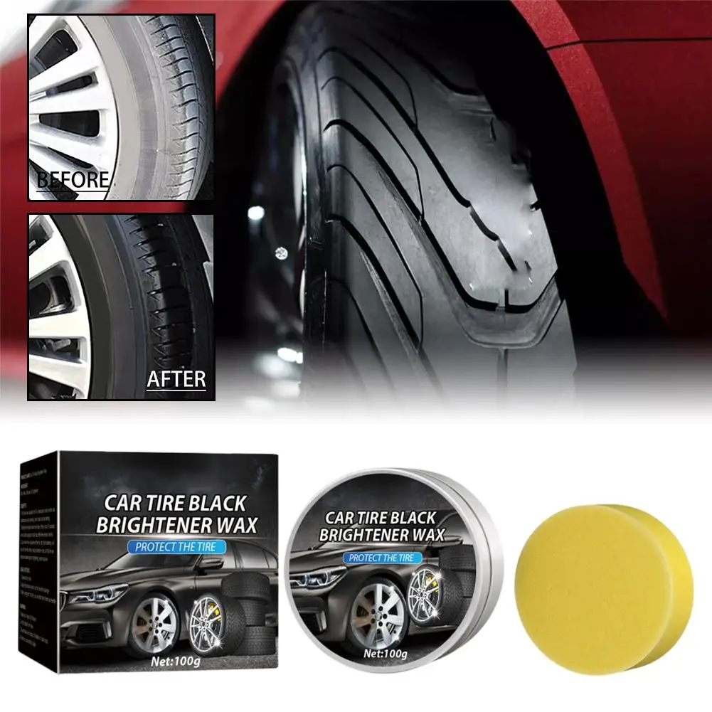 Car Tire Gloss Wax Long-Lasting Protection And Gloss Enhancer Suitable For Plastic Parts Long-Lasting Maintenance Coating 1 O8J4