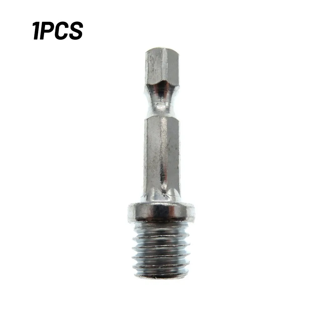

New 1pc/2pcs/5pcs 1/4 Hexagon Connecting Rod Adapter Drill Chuck M10 Polishing Disc Connecting Rod Power Tool Accessories