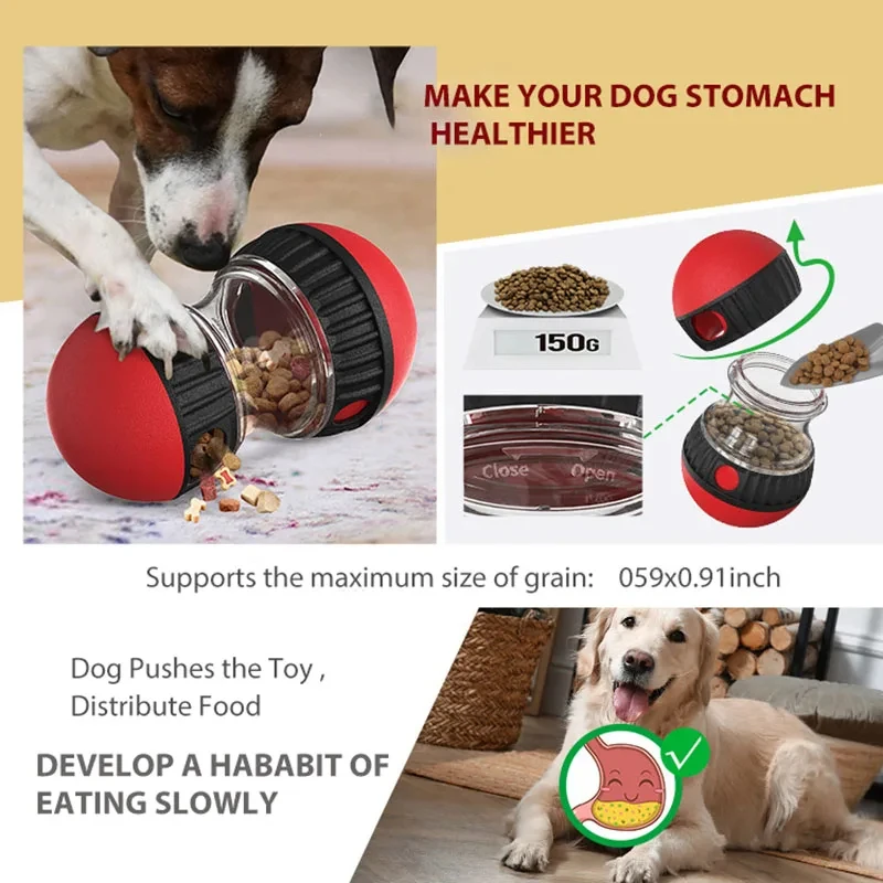 Dog Toy Funny Pet Food Dispenser Puppy Leaky Food Puzzle Toys Slow Food Protect Stomach Increases IQ Training Toys Pet Supplies