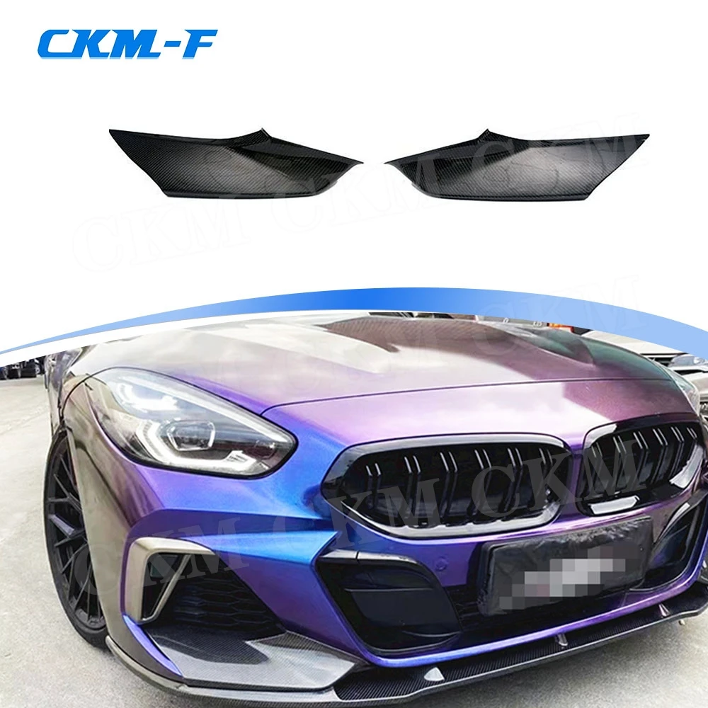 

Carbon Fiber Front Bumper Lip Side Splitters for BMW Z4 G29 M Tech 2019 2020 2021 Front Bumper Lip Splitters Flaps FRP