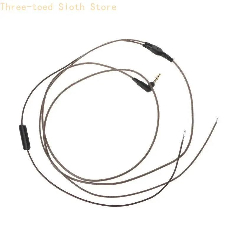 헤드폰 마이크 케이블 코드 3.5mm 인터페이스 명확한 사운드 오디오 코드 1.2M E74A