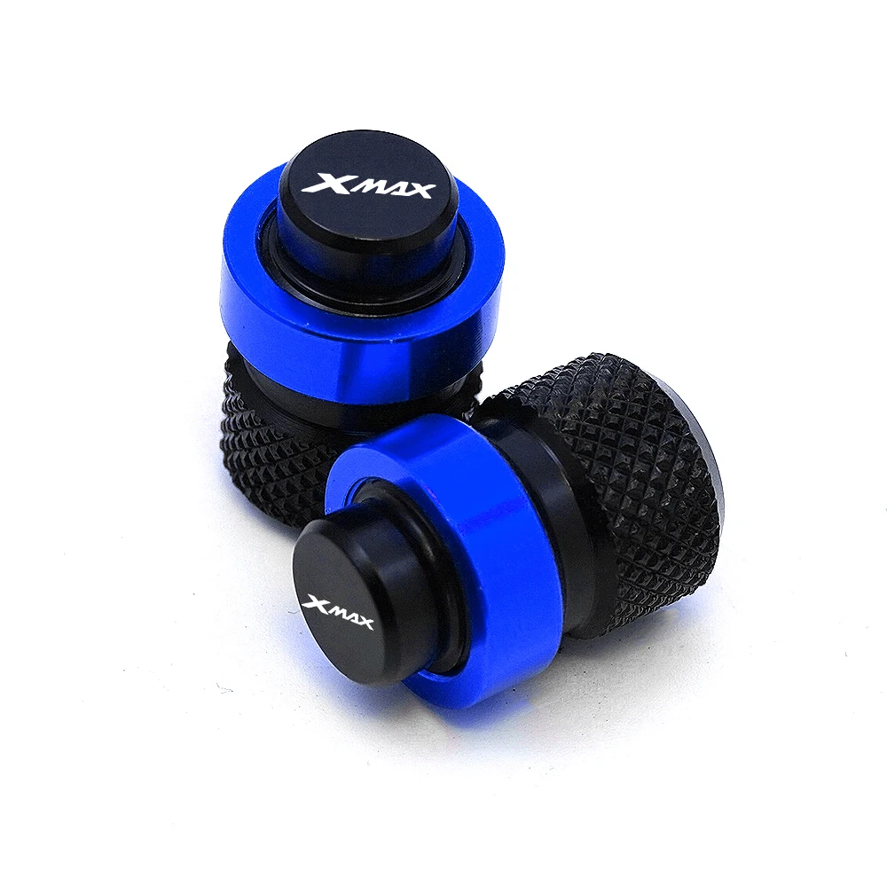 For Yamaha XMAX 300 400 250 125 XMAX300 XMAX400 XMAX250 XMAX125 Motorcycle Accessorie Key Chain CNC Wheel Tire Valve Stem Caps