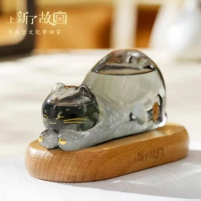 Forbidden City Imperial Cat Storm Glass Weather Predictor Desktop Decor Creative Night Light Girlfriend Birthday Gift
