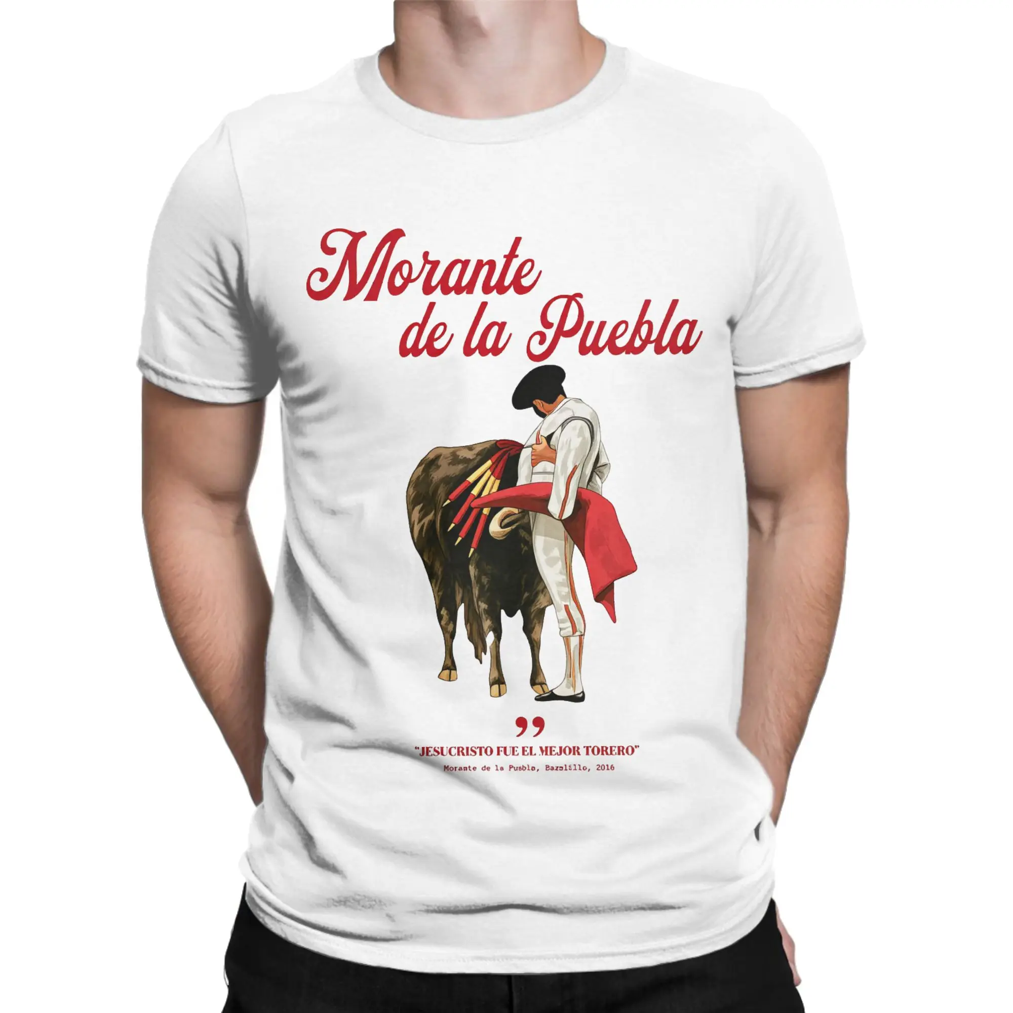 Morante de la Puebla T-Shirt Summer  Cotton T-Shirts For Men Fashion Casual Tshirt Short-Sleeve Y2K Funny Tees