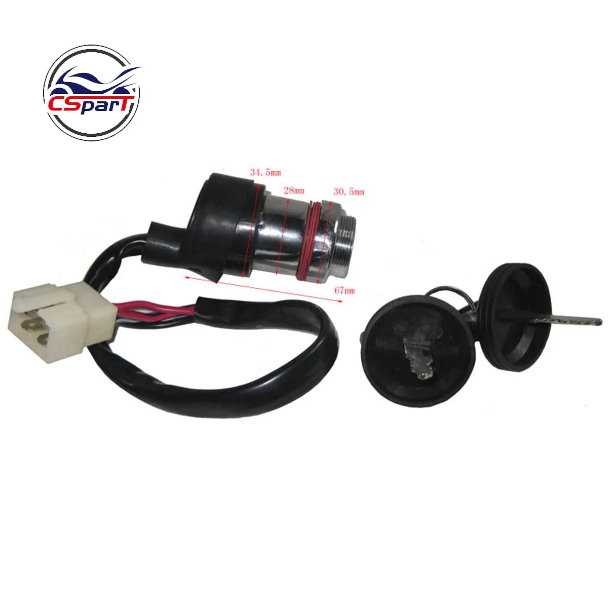 

Ignition Key Switch Lock 4 Wires for Linhai 250 250cc 260 260cc 300 300cc 400 400cc ATV UTV