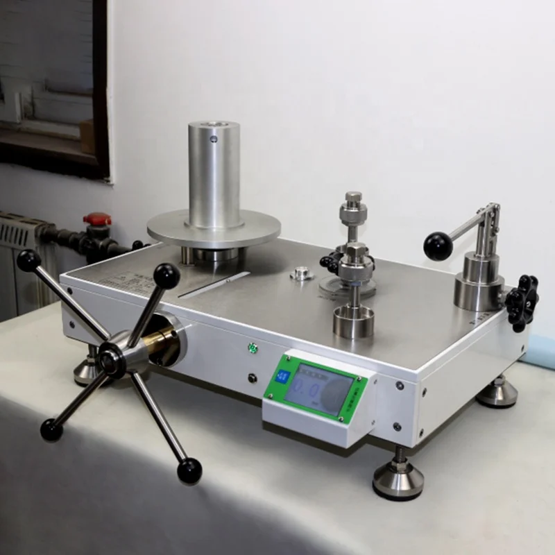 Ultra High Pressure 60Mpa Piston Dead Weight Tester Deadweight Tester for Pressure Gauge Calibration
