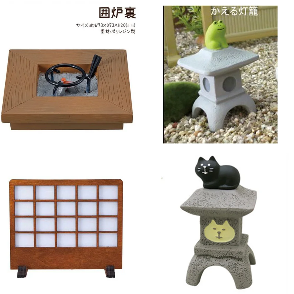 

Zakka Japan Repleni Enclosure Japan Decoration Bookshelf Decoration Collectible Home Decor Resin Craft Ornaments Gifts