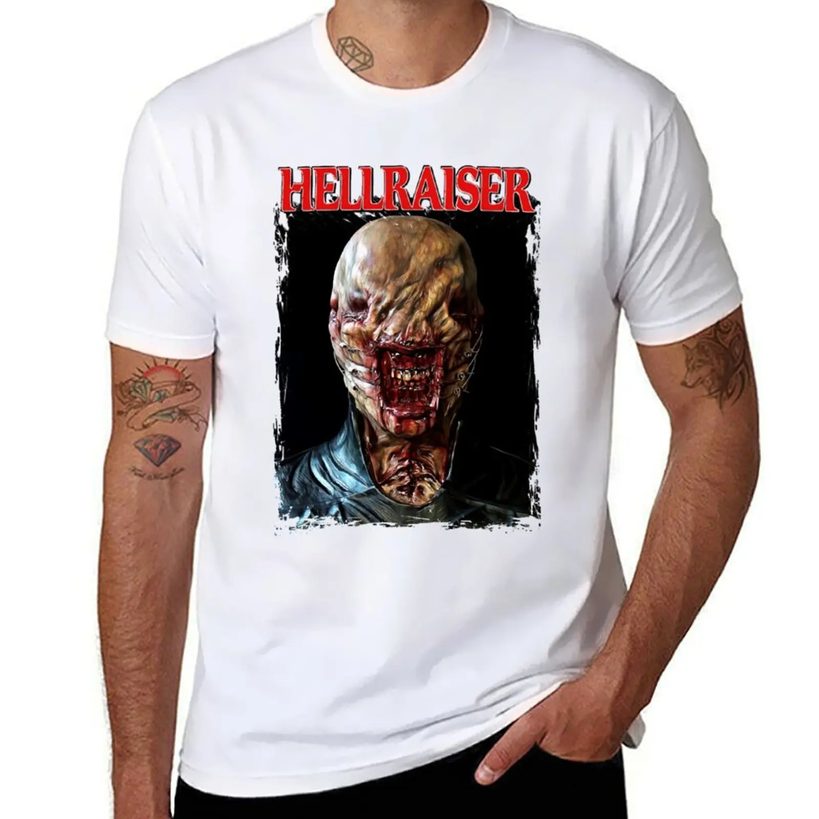 

Hellraiser Chatterer Classic T-Shirt funny t shirts dark humor t shirt man plain T-Shirt