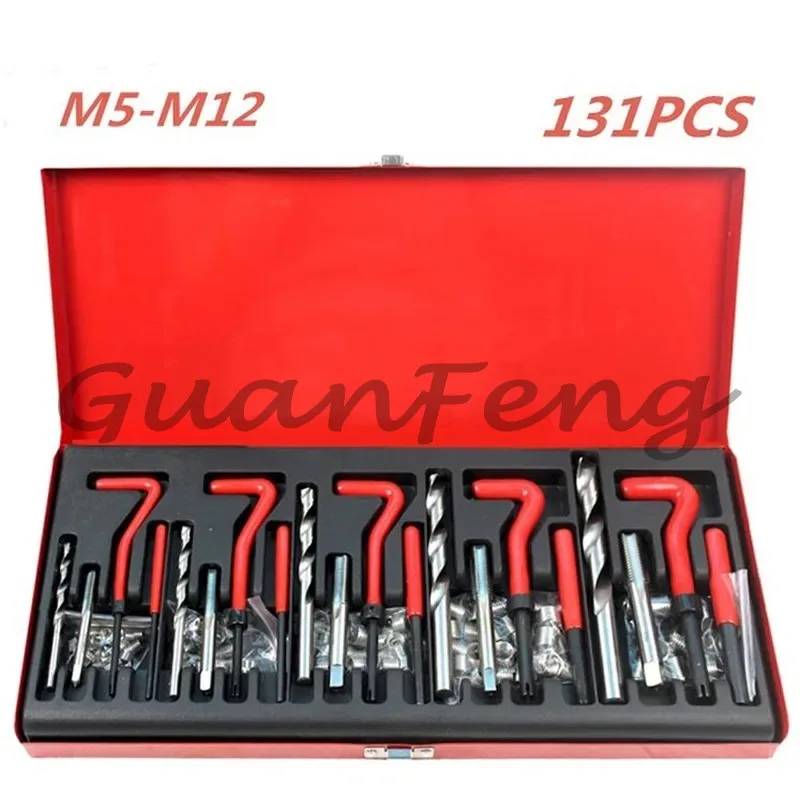 Durable thread repair tool kit, screw retraction repair kit