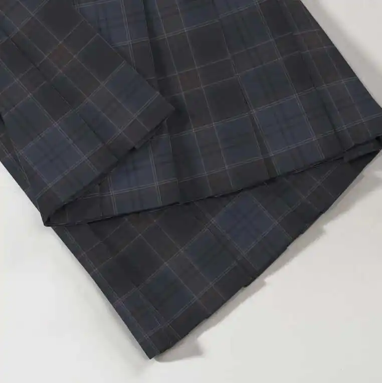 Original Purple Girl JK k Night Girl Plaid Skirt 42cm High Waist ort A-Line Skirt for 8-24 Years Old Women Summer 2024