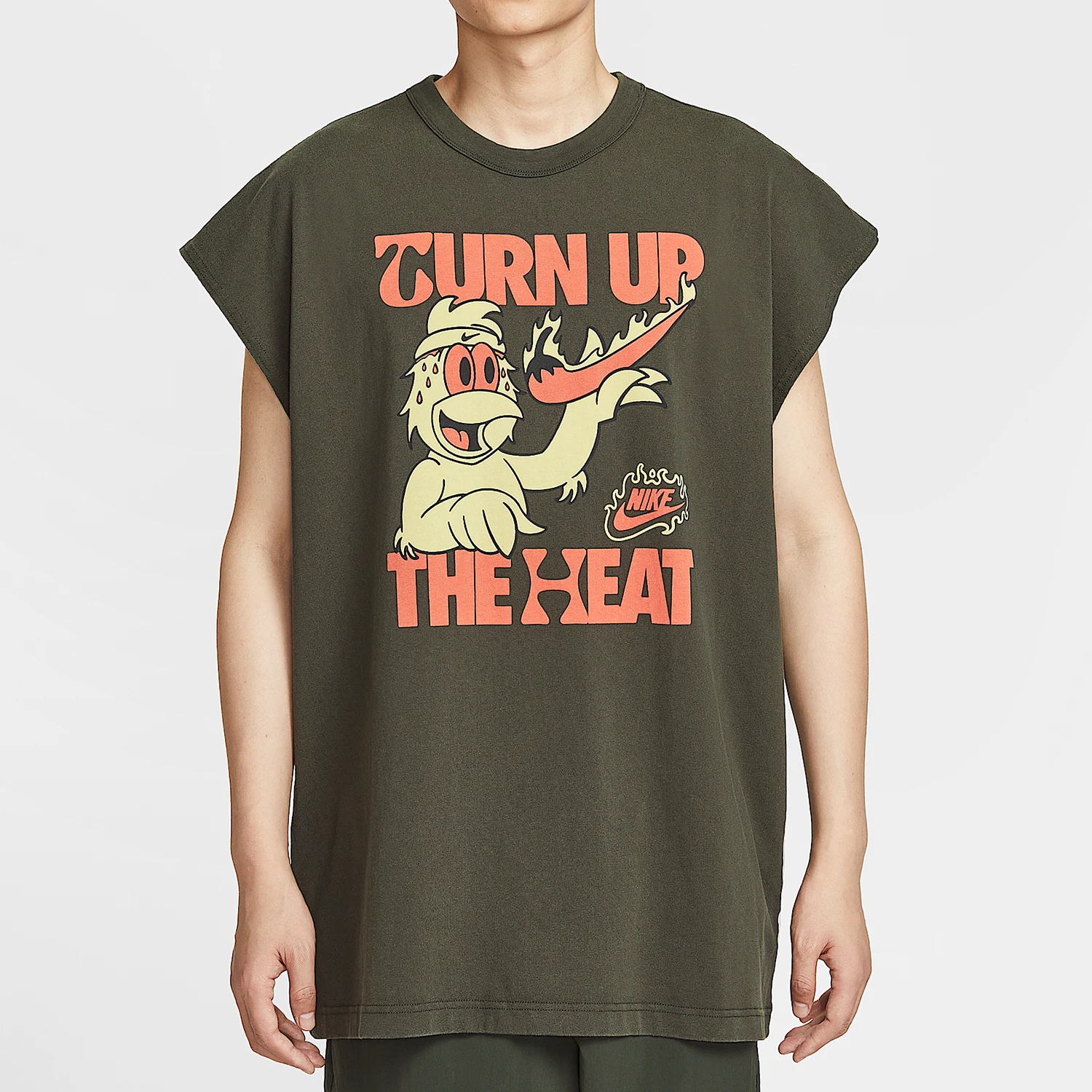 

Nike Genuine Summer Men's Loose Trendy Printed Sleeveless Tank Top HQ9255-355