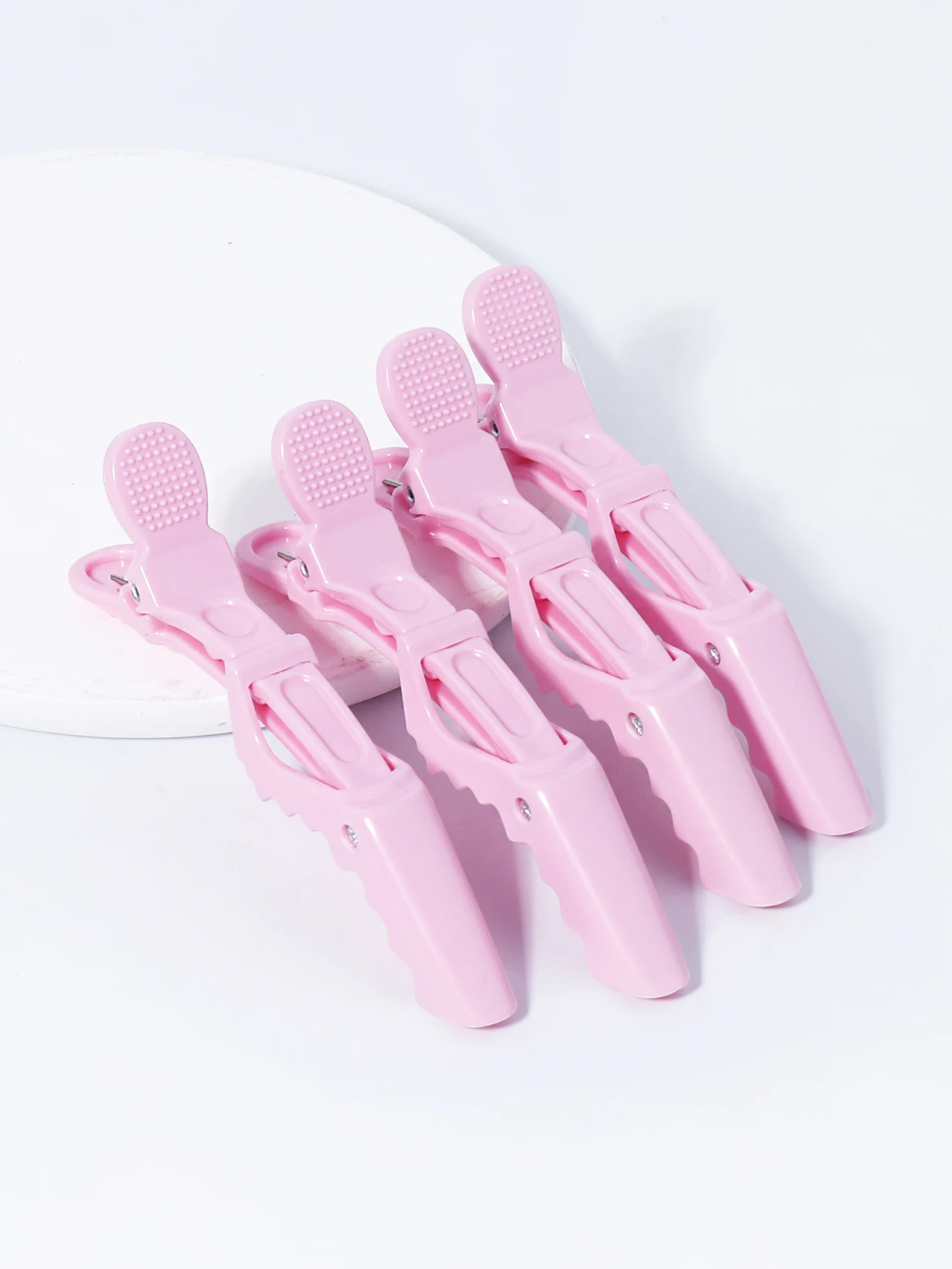 4 teile/satz Krokodil Clips Nicht Slip Friseur Styling Schnitte Clips Salon Barber Liefert Für Haar Zubehör – Detail 5