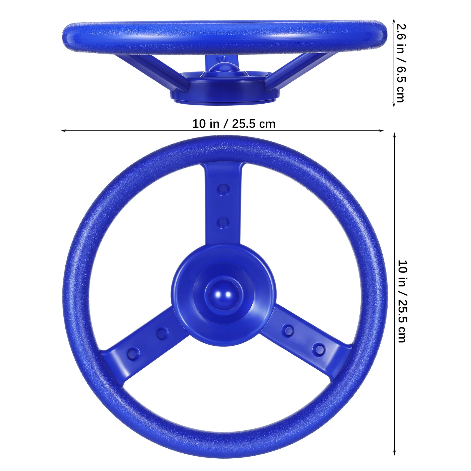 Volante pequeño para niños, plástico portátil ligero, Compatible con parques de juegos al aire libre, juegos de columpios para patio trasero, juego de simulación