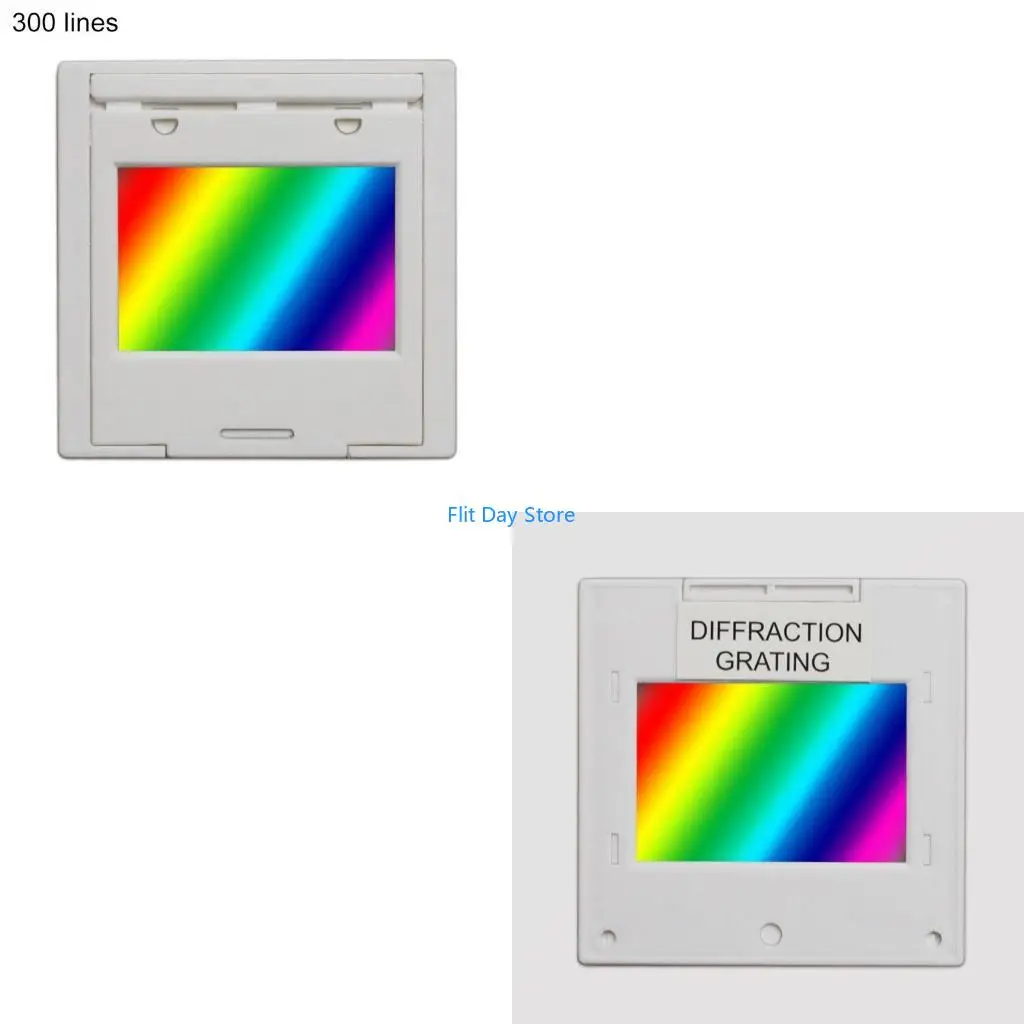 

F92C Квадратная дифракционная решетка отлично подходит для демонстрации спектра размером 5х5 см.