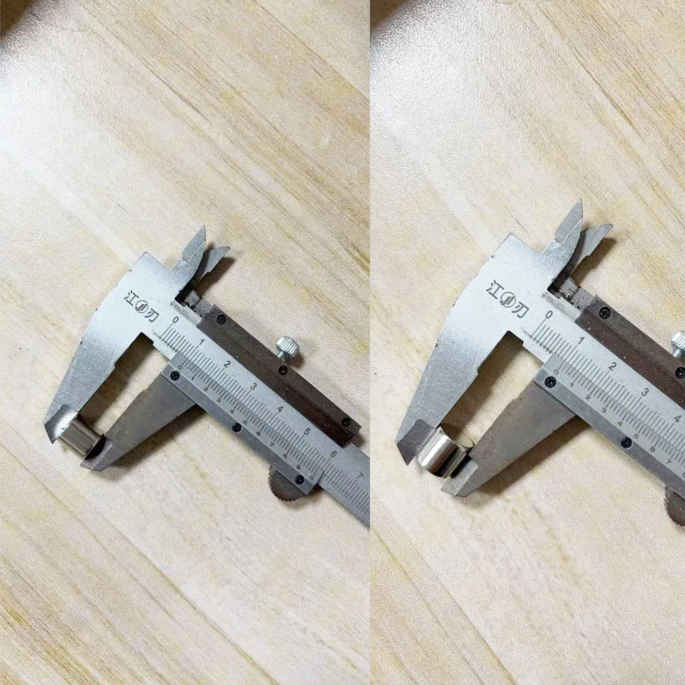 Neodym-Magnet 10x10mm N42 NdFeB Runde Superstark-Magnete Ultra Starke Permanentmagnetscheibe für Kühlschrank, DIY, Bauarbeiten – Detail 3