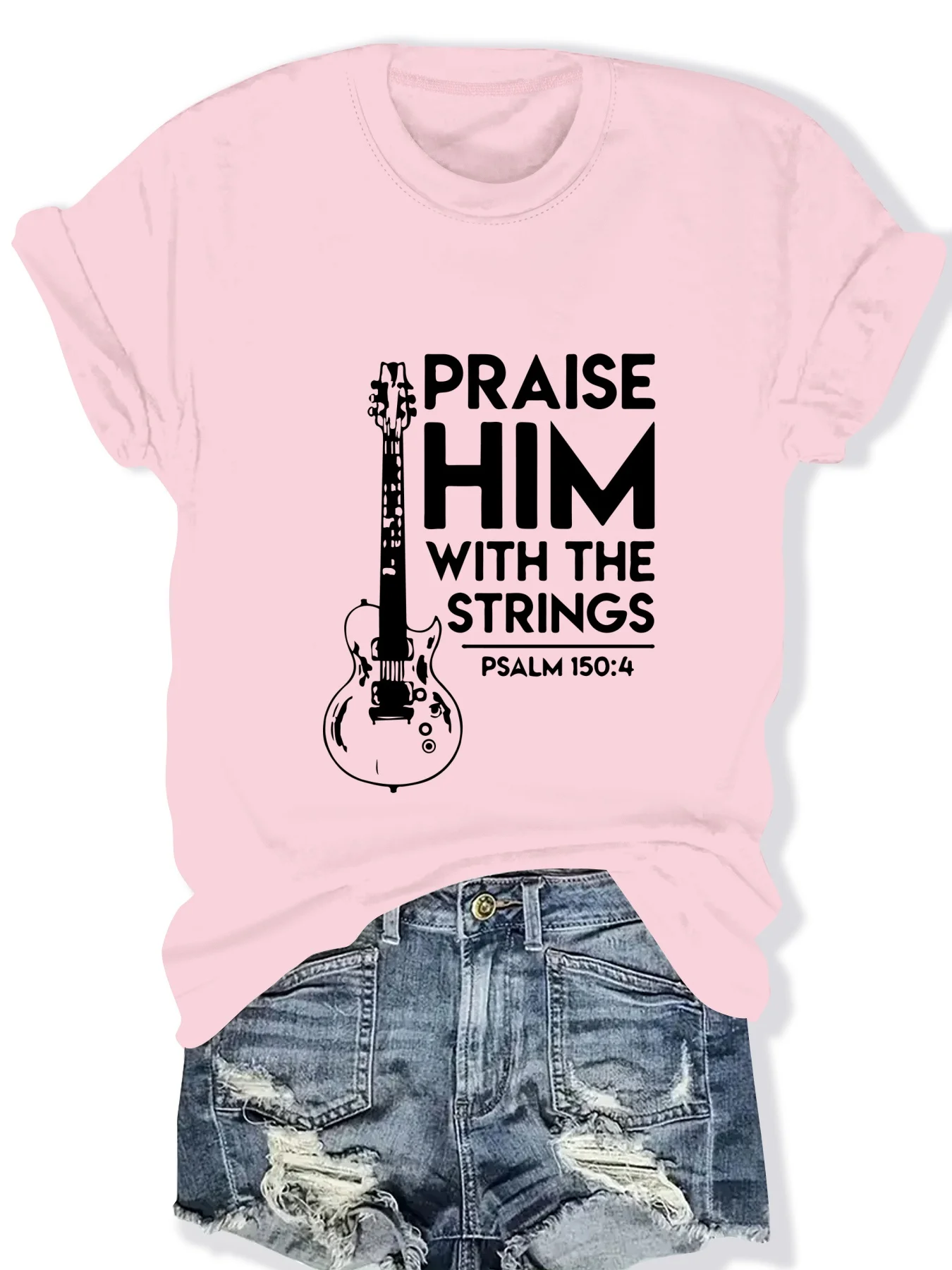 

Fashionable Ladies round Neck Short Sleeve T-Shirt with Letter Pattern Print Casual Comfortable Women's Top