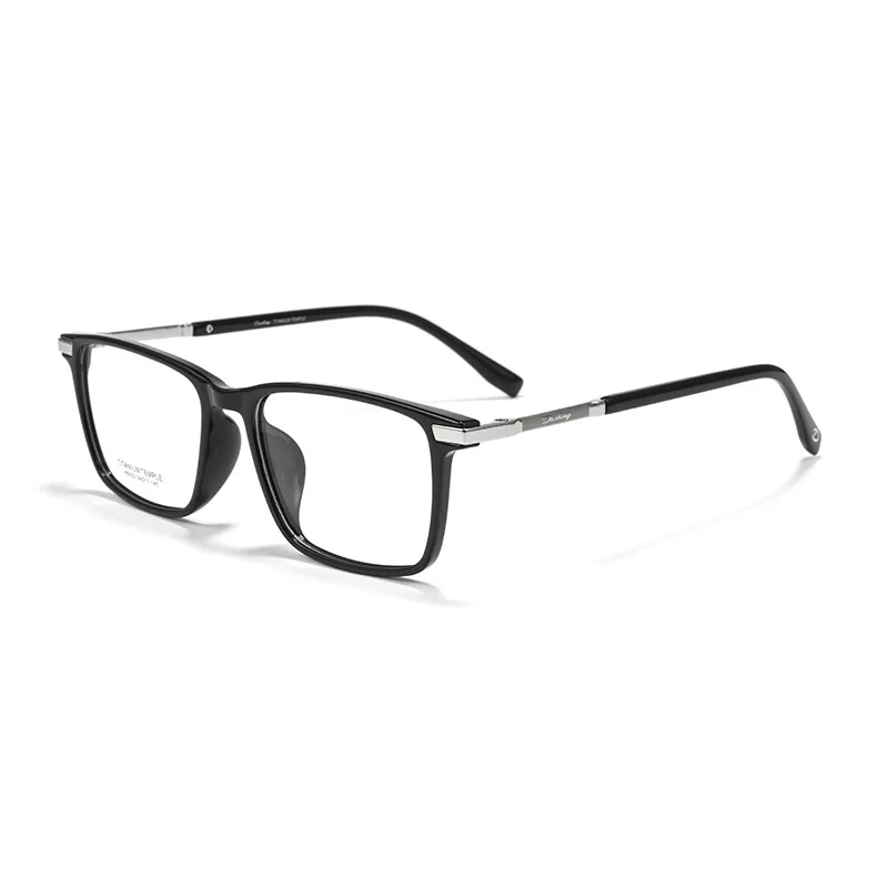 Logorela 6053 إطار نظارات من التيتانيوم للنساء والرجال وصفة طبية نظارات كلاسيكية نظارات دائرية لقصر النظر إطارات بصرية نظارات