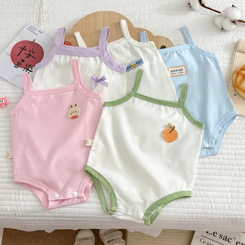 

Детские комбинезоны: легкие, дышащие комбинезоны на тонких бретелях, подарки для новорожденных