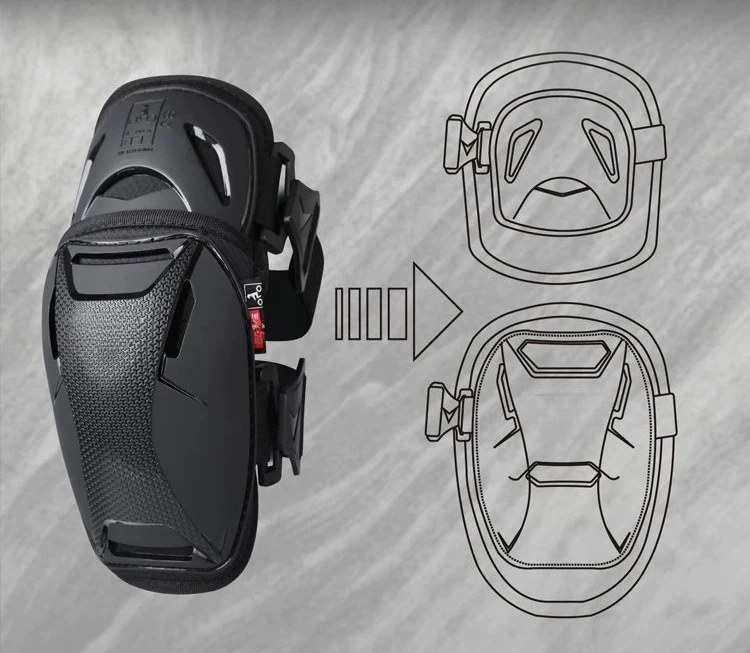 Motorcycle Riding Protective Gear Summer Short Knee Pads CE2 Certified  Equipment Men's and Women's Locomotives