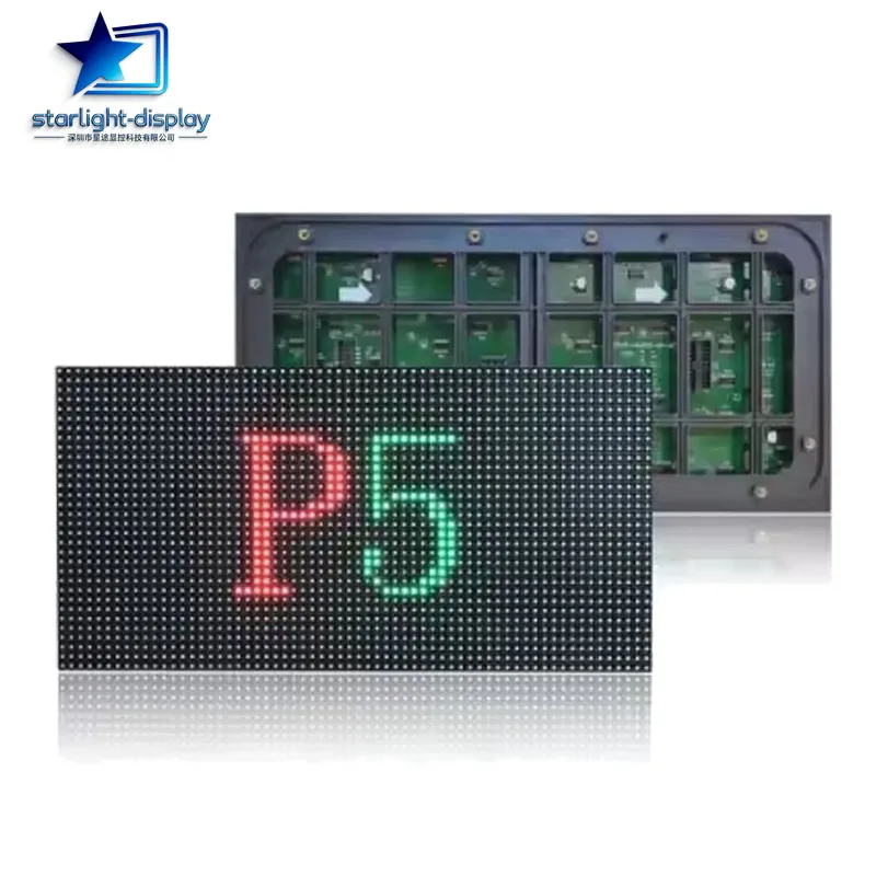 

Factory P5 outdoor 320mmx160mm 16 Scan SMD Full Color Module 64x32 Pixels Dot Matrix Panel Video Screen Board