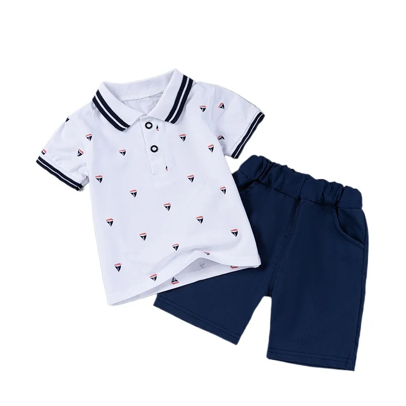 

New Summer Baby Boys Clothes Suit Children T-Shirt Shorts 2Pcs/Sets Kids Clothing Infant Fashion Casual Costume Toddler Outfits