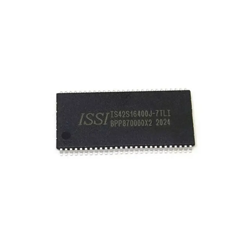 Chip de memória TSOP-54, IS42S16400F-7TLI, IS42S16400F-6TLI, IS42S16400B-7TL, IS42S16400A-7T, IS42S16400J-7TLI, 10pcs por lote